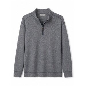 Greg Norman Men's XL Gray Golf 1/4  Zip Pullover Sweater Knit Performance Top